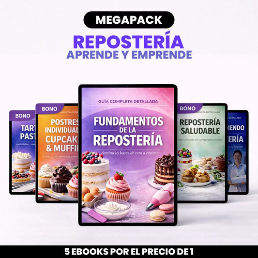 MEGA PACK REPOSTERÍA: APRENDE Y EMPRENDE